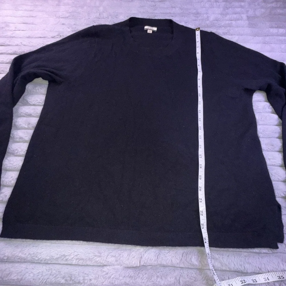 J.Crew Sweater Men 2XL Pullover Black Cashmere Knit Crew Neck Outdoor XXL Luxury